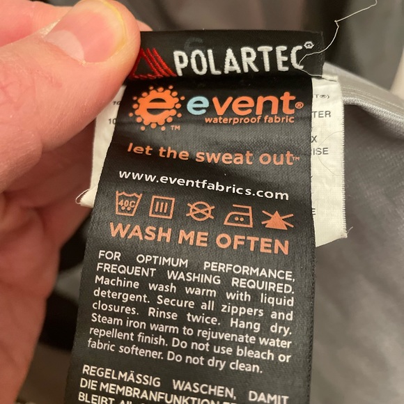 Westcomb Mens Polartec Event Rain Coat Jacket.  Medium M. Made In Canada! Gray - Picture 5 of 7